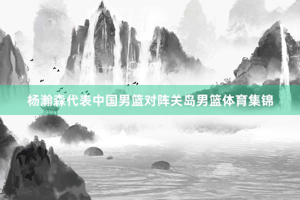杨瀚森代表中国男篮对阵关岛男篮体育集锦