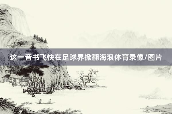 这一音书飞快在足球界掀翻海浪体育录像/图片