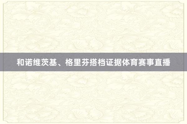 和诺维茨基、格里芬搭档证据体育赛事直播