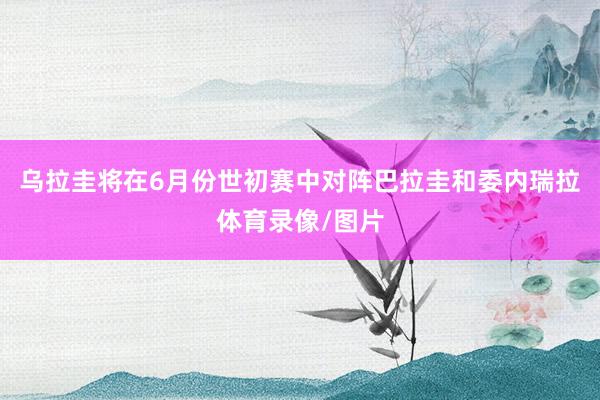 乌拉圭将在6月份世初赛中对阵巴拉圭和委内瑞拉体育录像/图片