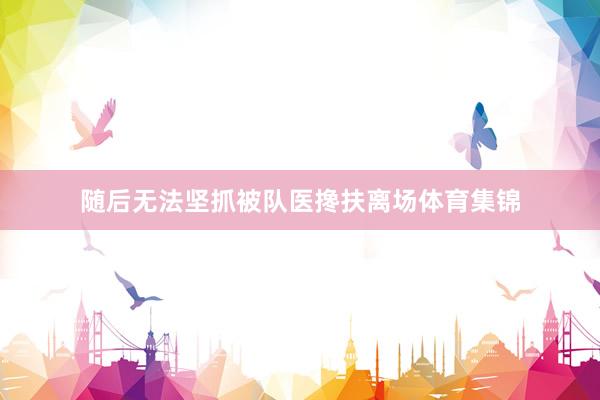 随后无法坚抓被队医搀扶离场体育集锦