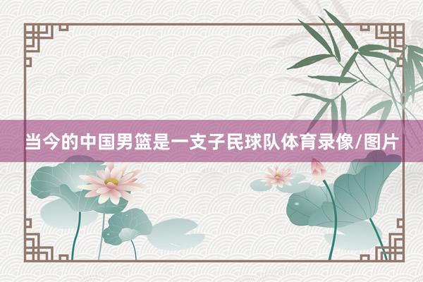 当今的中国男篮是一支子民球队体育录像/图片