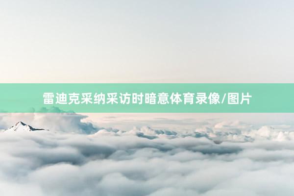 雷迪克采纳采访时暗意体育录像/图片