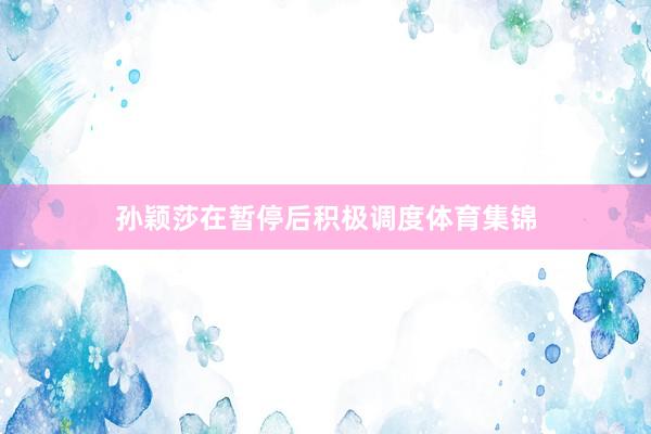 孙颖莎在暂停后积极调度体育集锦