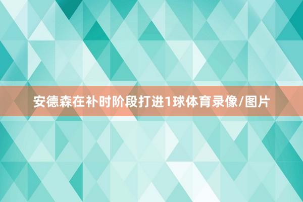 安德森在补时阶段打进1球体育录像/图片