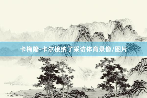 卡梅隆·卡尔接纳了采访体育录像/图片